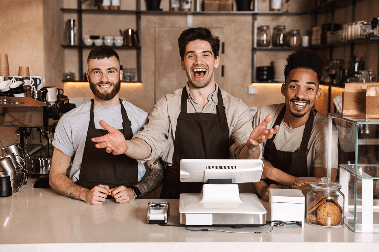 équipe d'un restaurant